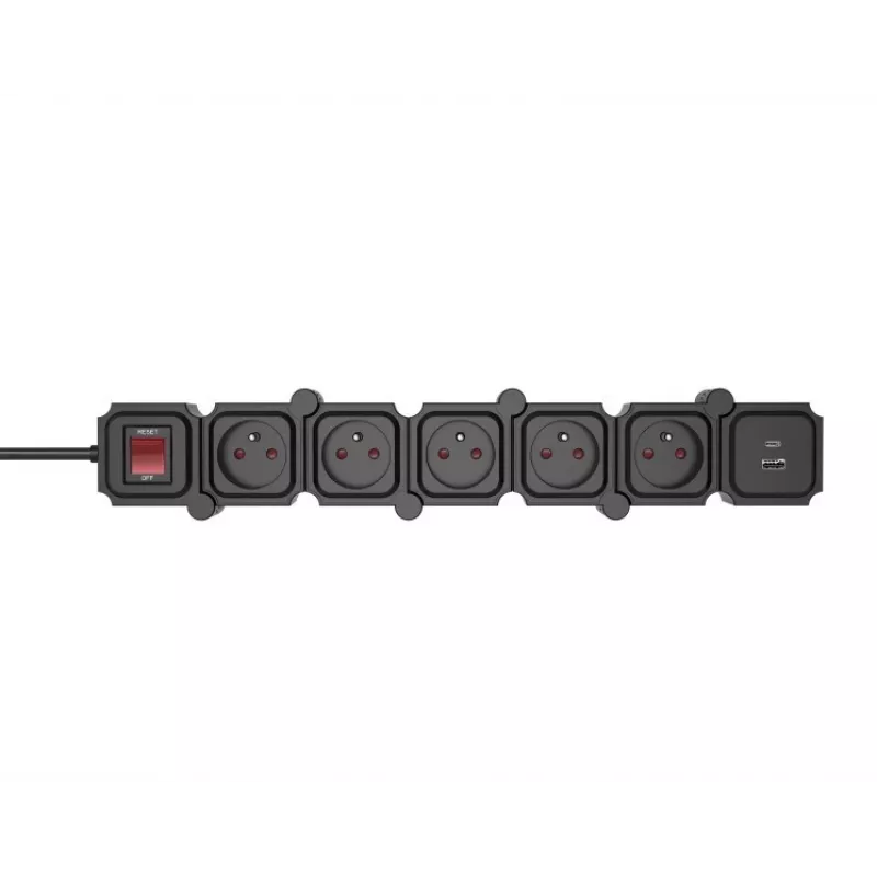 Ciabatta TB Energy Power Strip 1,5 m — cavo 1,5 m, più prese