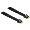 Cavo MiniSAS SFF 8654-4i > SFF 8654-4i (nero, 0,7 metri)