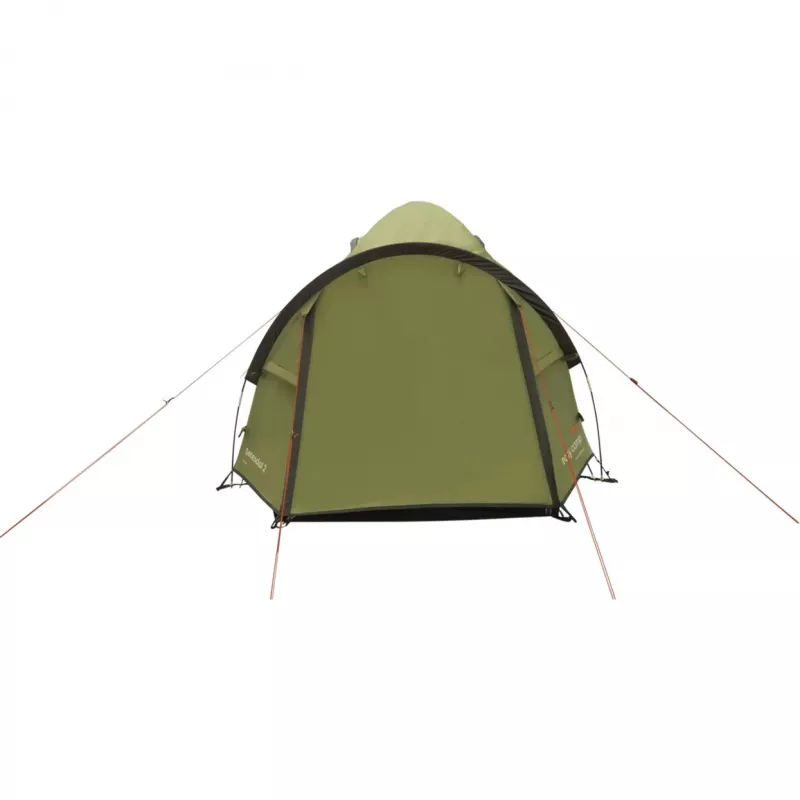 Easy Camp Setesdal 2 tenda a cupola (verde oliva, con veranda tunnel, modello 2025)