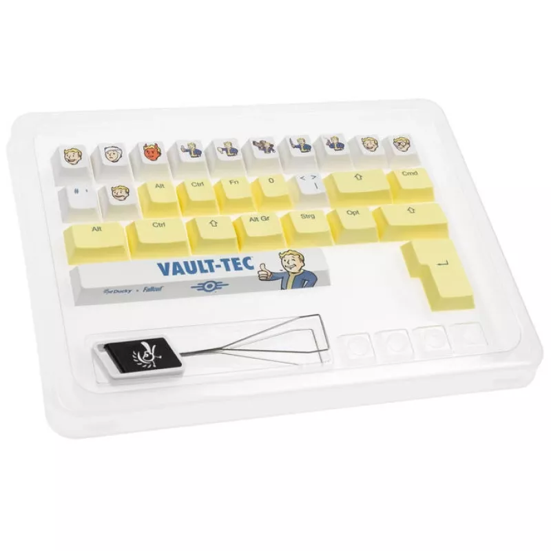 Set di keycap Ducky x Fallout 132 pezzi layout ISO DE