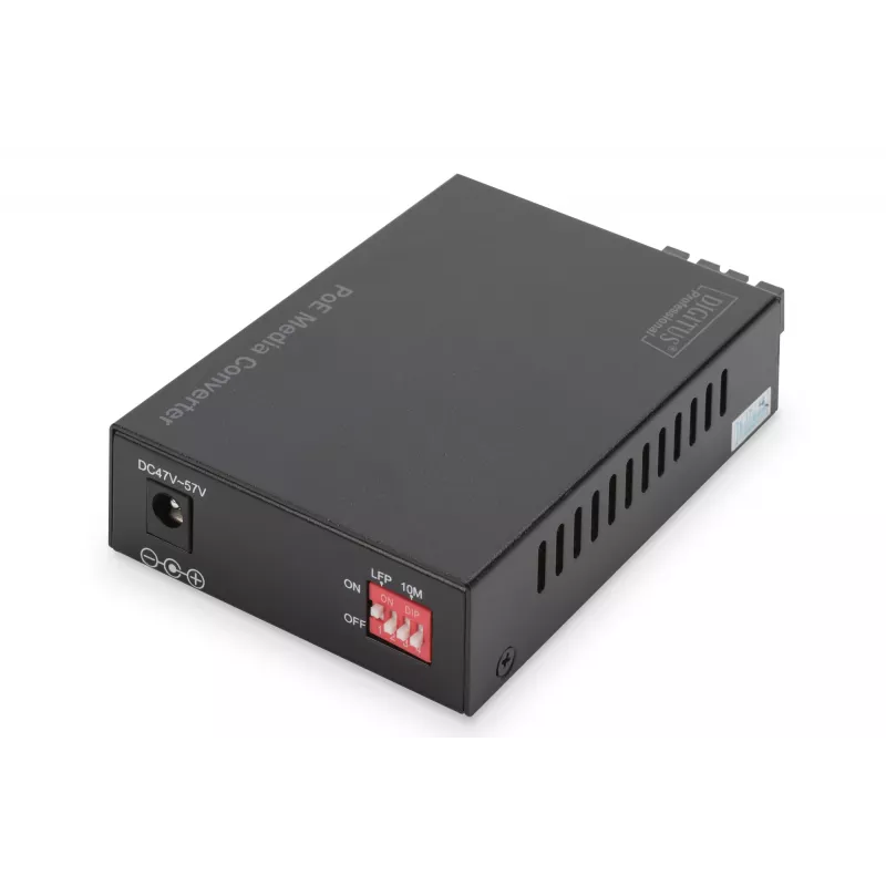 Digitus convertitore di media Gigabit PoE, RJ45 / SC, MM, PSE