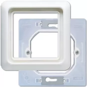 Placca per interruttore a parete JUNG CD 681 WU WW bianco termoplastica per telai modulari