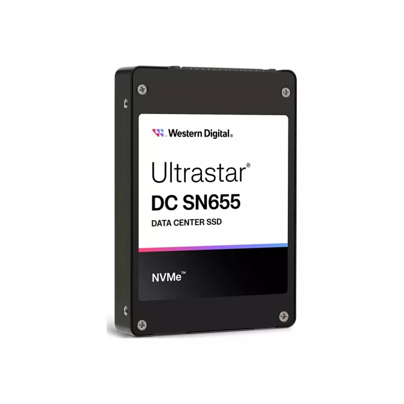 Western Digital Ultrastar DC SN655 WUS5EA1A1ESP7E3 SSD interno 15,36 TB, 2,5 pollici U.3, PCIe 4.0 NVMe, 3D TLC, ISE, 6800/3700 MB/s