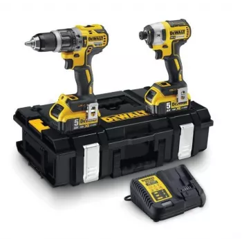 Dewalt batteria di sistema 18 Volt 18 Volt kit combinato: DCD796, DCF887, 2