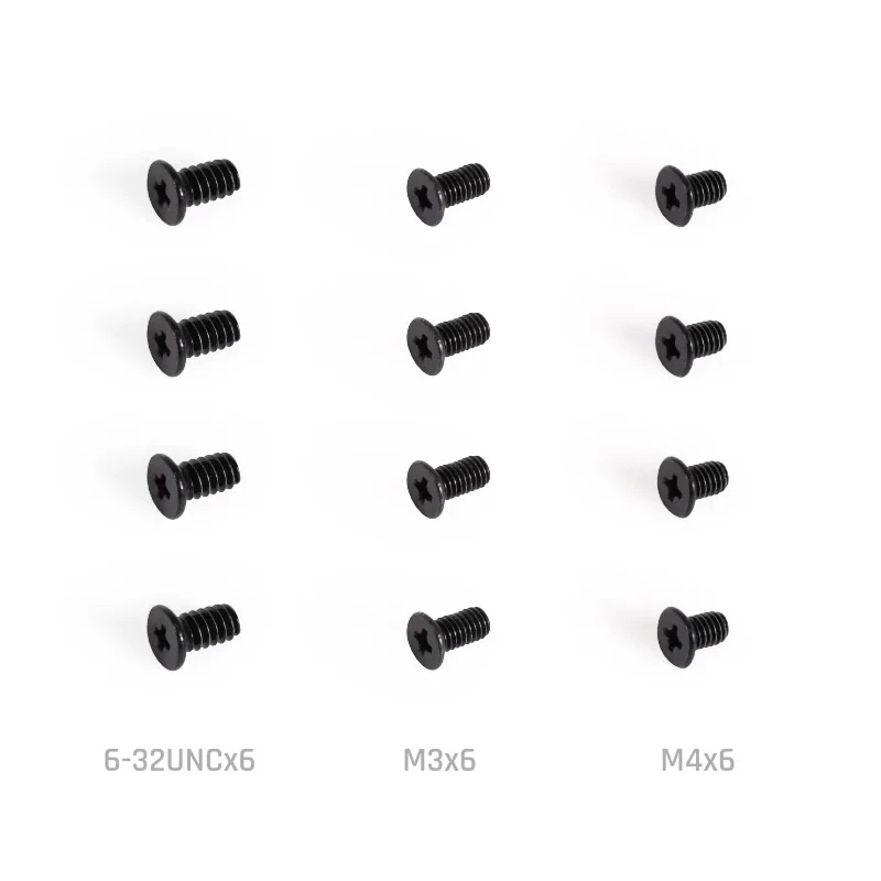 Kit di montaggio Alphacool 15725 Nero Acciaio inox 25 mm 10 g