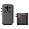 Caricabatterie Vention FJGB0 100W GaN con 3× USB-C e 1× USB-A, nero