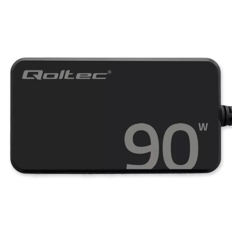 Caricabatterie da parete Qoltec 90W GaN Super Fast SLIM | XP | 5-20V | 4,5A | USB-C 3.1 | Laptop | MacBook | Smartphone | + cavo