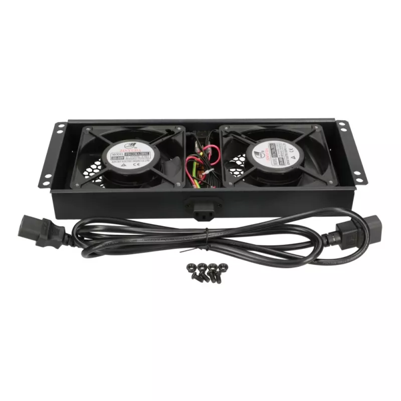 Ventola di raffreddamento Extralink 2 FANS ROOF COOLING UNIT 220V AC nero metallo