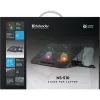 Base di raffreddamento per notebook DEFENDER NS-510 con 2 ventole, 2 porte USB e illuminazione RGB