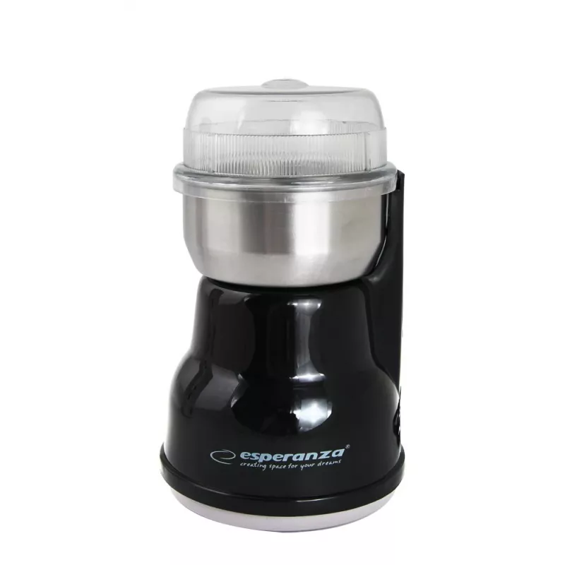 Macinacaffè a lame ESPERANZA EKC002K – 160 W, capacità 50 g, impostazioni regolabili, nero