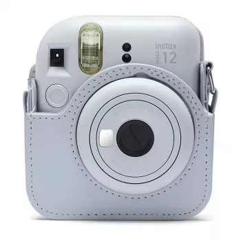 Borsa compatta Fujifilm 4177081 bianca per Instax Mini 12 con tracolla