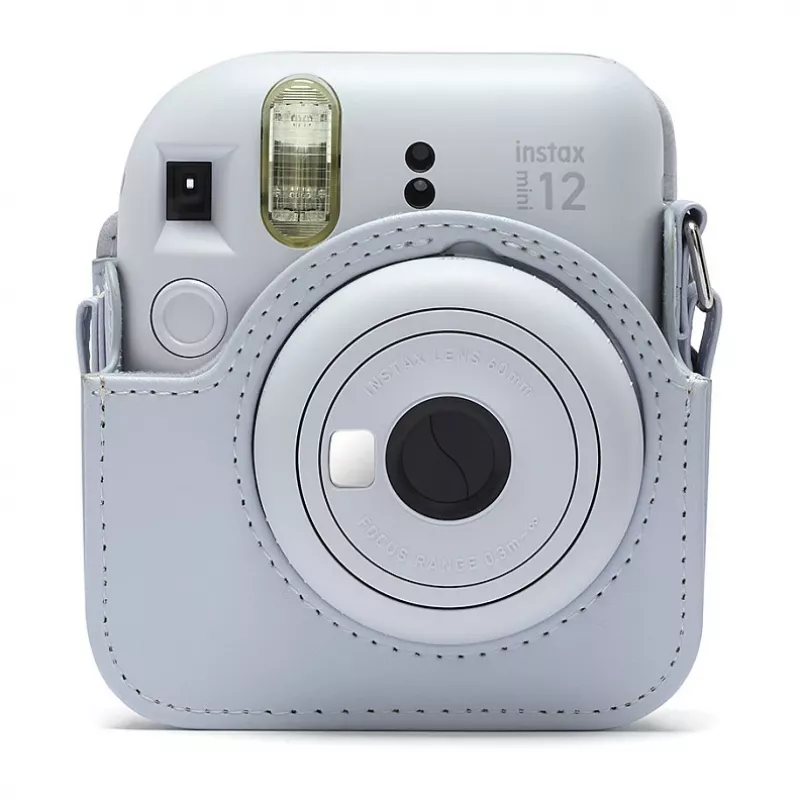 Borsa compatta Fujifilm 4177081 bianca per Instax Mini 12 con tracolla
