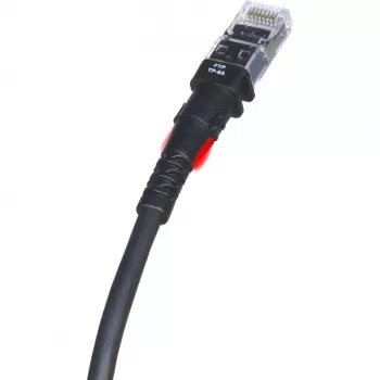 Cavo di rete PatchSee TP-6A-F/5 nero 1,5 m Cat6a F/FTP