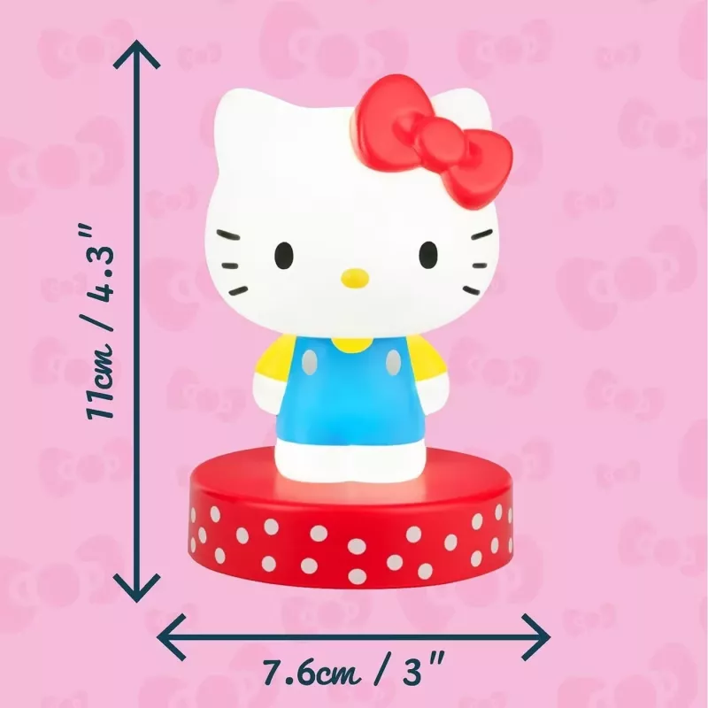 Lampada da tavolo Paladone Hello Kitty Icon Light — lampada LED decorativa a icona, compatta da comodino