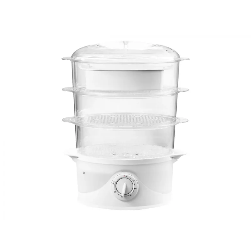 Cuocivapore Adler AD 633 3 cestelli a libera installazione 800 W bianco