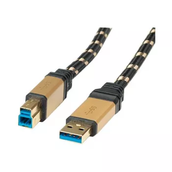 ROLINE Gold - Cavo USB - USB Type-A (M) a USB Type-B (M)