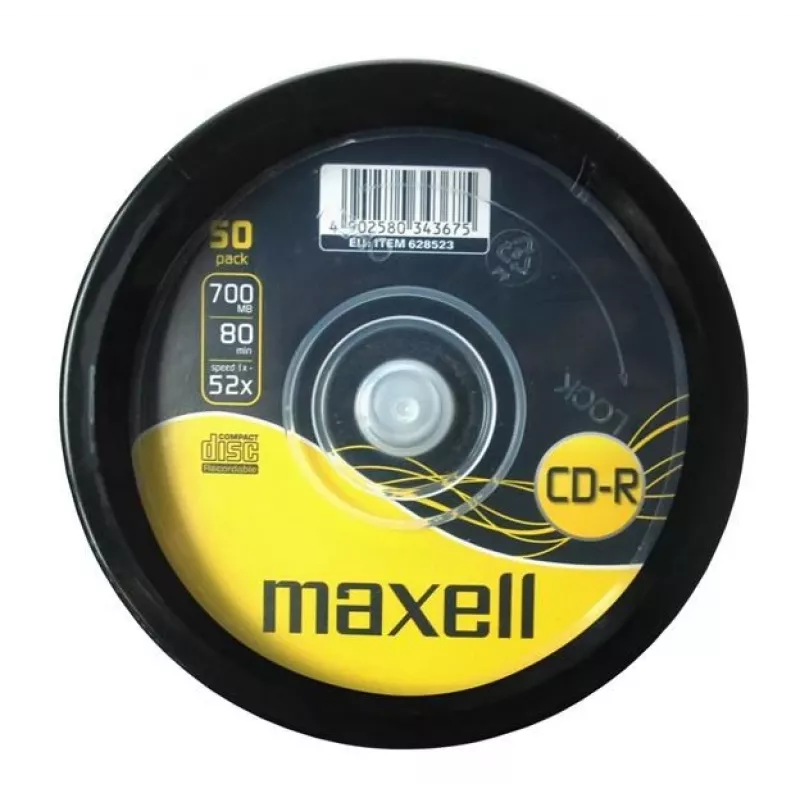 Maxell MAX27051 CD vergini CD-R 700 MB 52x 50 pz.