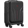Trolley da cabina compatto con guscio rigido Wenger Amplix 653323 — nero, compatto