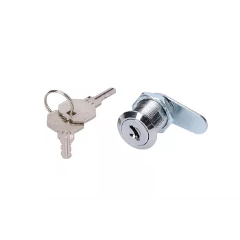 Serratura per porta Extralink ROUND LOCK FOR CABINETS, serratura rotonda per armadio, argento