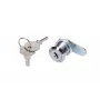 Serratura per porta Extralink ROUND LOCK FOR CABINETS, serratura rotonda per armadio, argento