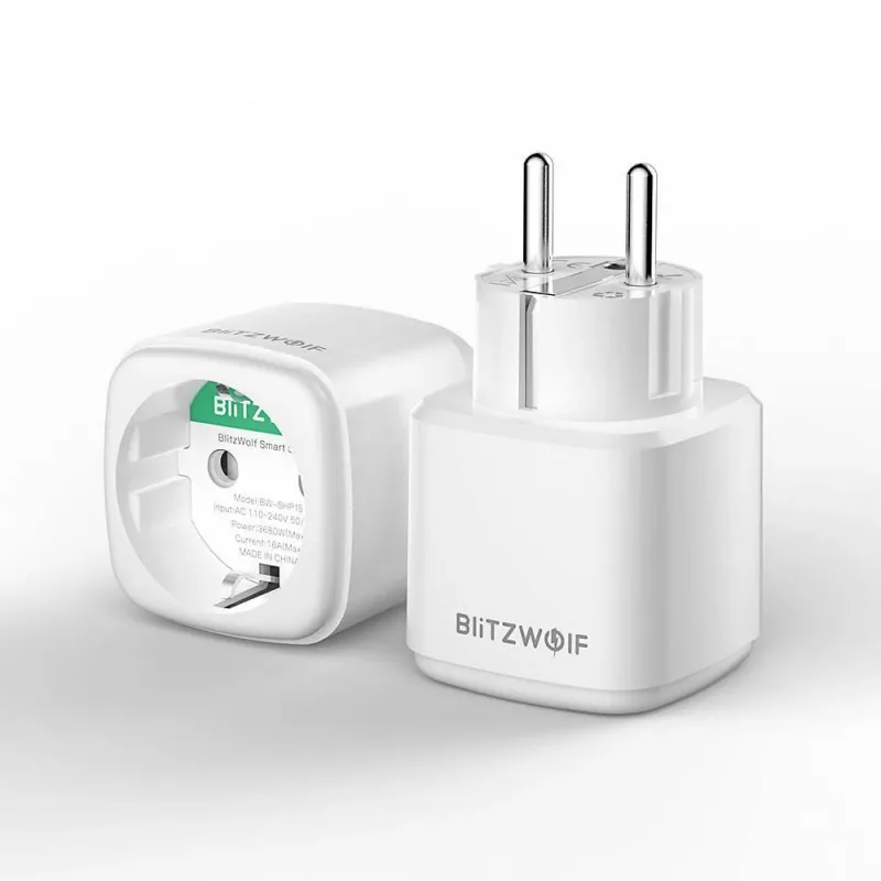 Presa smart BlitzWolf BW-SHP15 ZigBee 3680W — presa da incasso compatibile Wi-Fi/ZigBee