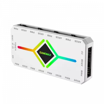 Gamemax | Telecomando | V4.0 ARGB PWM HUB BK | Bianco | Gamemax