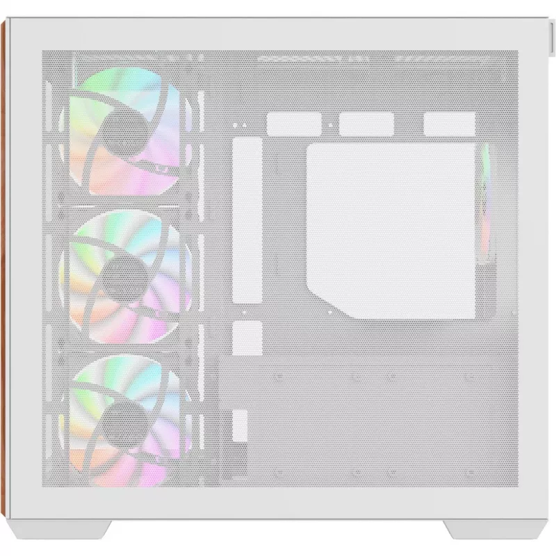 Case Midi Tower Thermaltake View 380 WS ARGB bianco