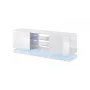 Cama Meble QIU 160 mobile TV, MDF, bianco lucido