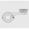 Supporto manubrio bici Quad Lock, nero