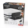 Macchina per waffle Adler AD 3085 — 1200 W, 2 waffle rettangolari 9×13 cm, temperatura regolabile, piastre antiaderenti