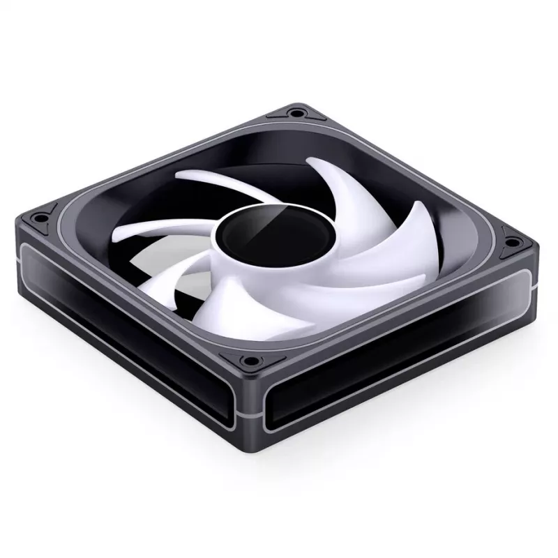Ventola per case 120mm ARGB PWM Jonsbo ZB-120 nero, controllo PWM, illuminazione ARGB