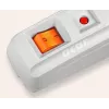 HSK DATA Acar F5 prolunga 5 m 5 prese interno/esterno grigio