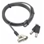Lucchetto per cavo DICOTA D31540 nero 2 m