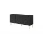 Cama Meble HOLE cassettiera 152x42,5x74,5 cm, nera opaca
