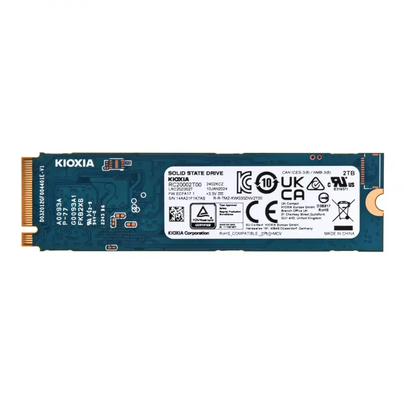 SSD Kioxia 2 TB M.2 PCI Express 3.1a NVMe EXCERIA G2