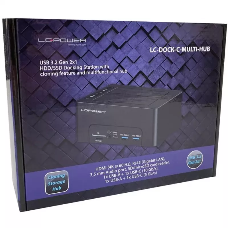 LC-Power docking station USB 3.2 Gen 2x1