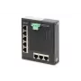Digitus switch di rete Gigabit Ethernet 8 porte, piatto, industriale, unmanaged