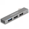 Hub USB DeLOCK 3 porte sottile USB Type-C 10 Gbps 2 x USB 2.0