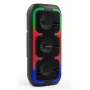 Altoparlante stereo portatile SQUEAK SQ1009 – Bluetooth 5.3, 45 W RMS, 10 h di autonomia, FM, USB, AUX, LED, 1800 mAh, nero