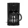 Macchina per caffè filtro CLATRONIC KA 3473, serbatoio acqua 1,5 l, capacità 14 tazze, nero