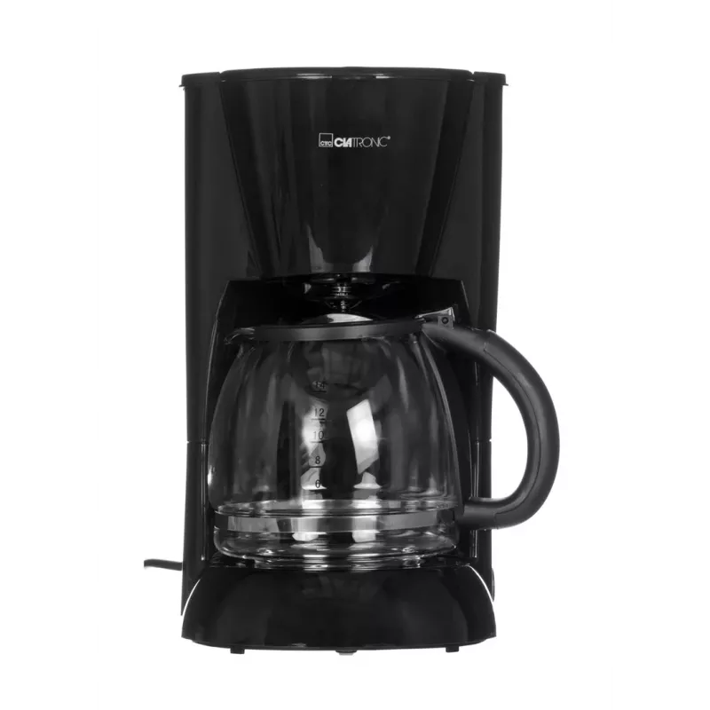 Macchina per caffè filtro CLATRONIC KA 3473, serbatoio acqua 1,5 l, capacità 14 tazze, nero
