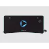 Scrivania da gaming Onex GD1200H — piano da 1200 mm con portabevande e gancio per cuffie