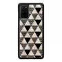 Custodia protettiva iKins per Samsung Galaxy S20+ — design piramidale nero