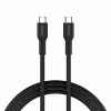 CANYON cavo OnWire 60CL C-C 60W COLOR intrecciato 1m nero
