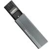 Qoltec contenitore per SSD M.2 SATA (NGFF), USB-C