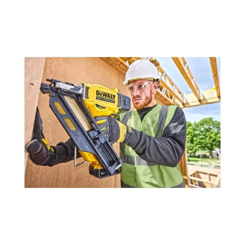 DeWALT DCN930N-XJ 18V XR chiodatrice a batteria brushless, 33°, 64–90 mm, senza batteria e caricabatterie