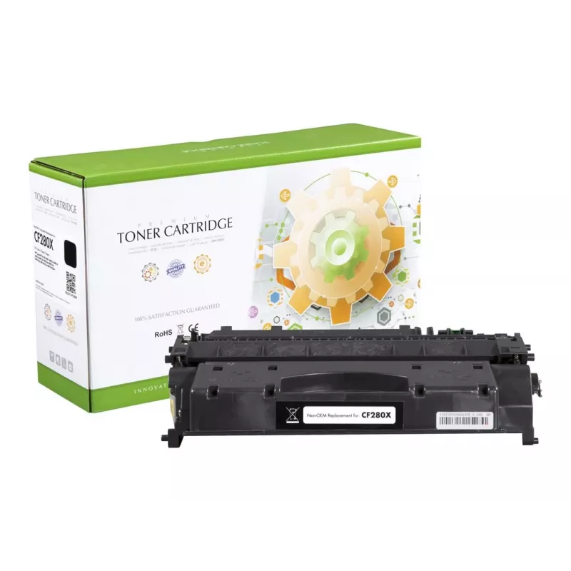 Cartuccia toner STATIC compatibile con HP CF280X nera alta capacità compatibile 6.900 pagine
