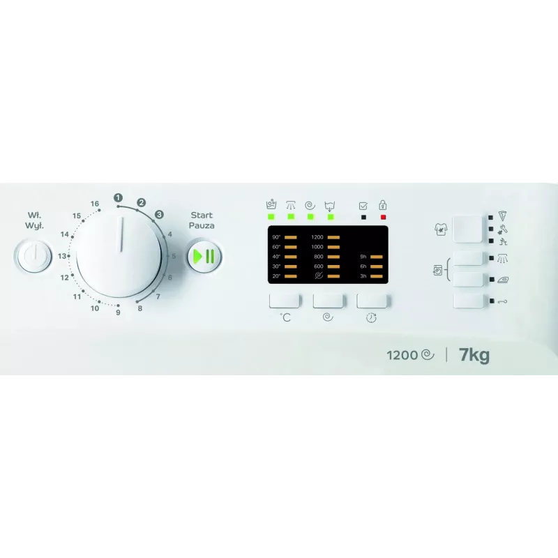 Lavatrice INDESIT MTWA71252WPL 7 kg, carica frontale, classe energetica E