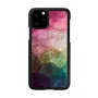 Custodia protettiva per smartphone iKins per iPhone 11 Pro con design fiori d'acqua, nero