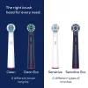 Beurer TB Clean Eco Green Planet testine spazzolino, blu scuro, confezione da 4